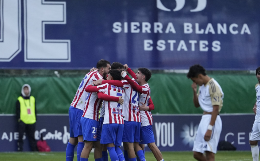 El Atl&eacute;tico Madrile&ntilde;o celebrando el gol de Jano / AtletiAcademia en X