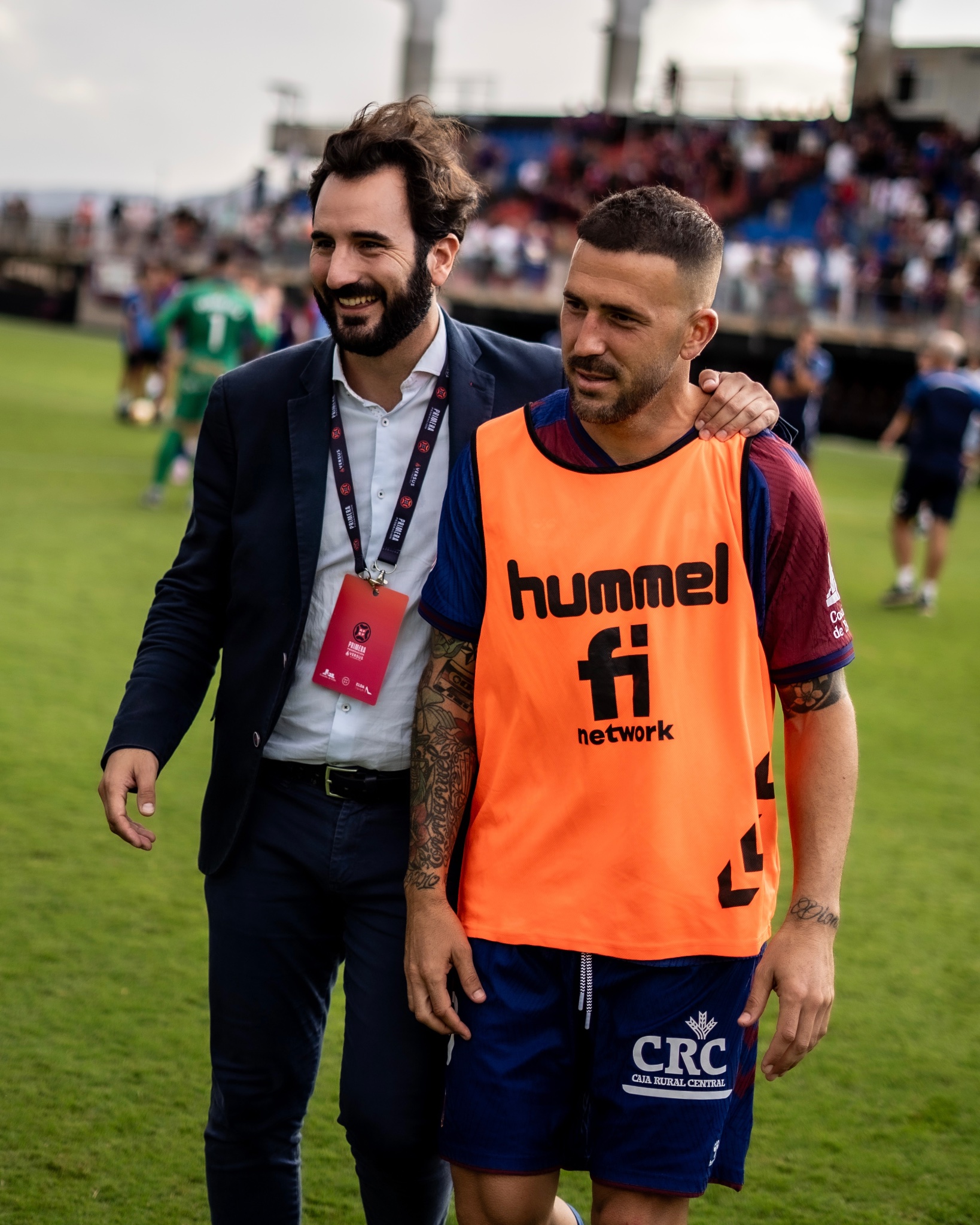 Dioni al acabar el partido ante el Sevilla Atlético / CD Eldense en X