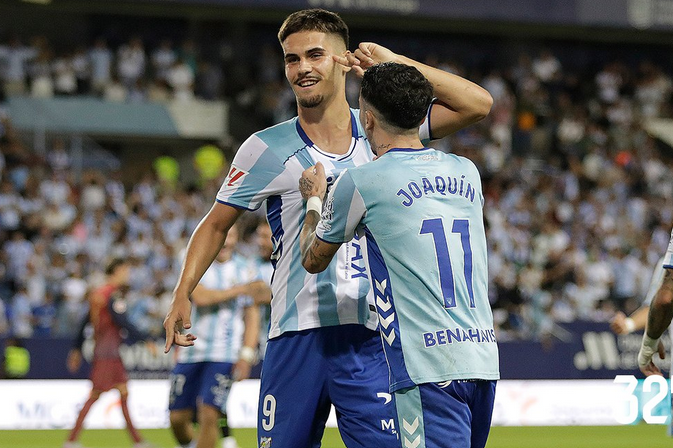 Chupete tras anotar / Málaga CF en X