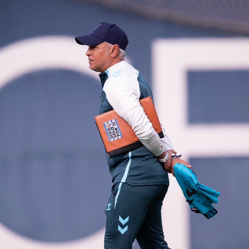 Pellicer durante el entrenamiento / Málaga CF en X