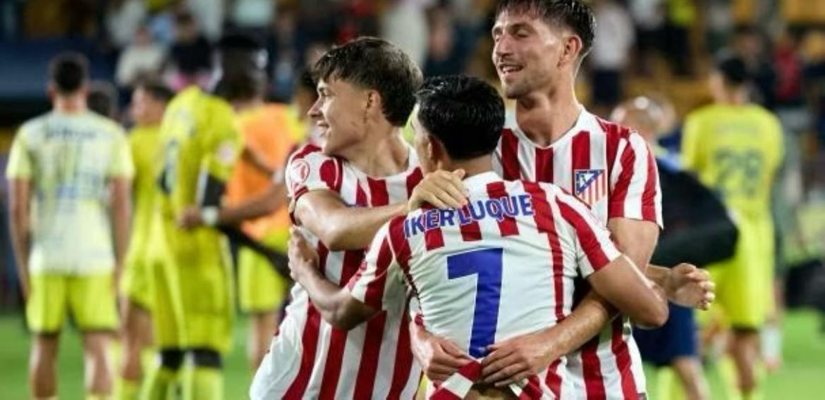 Jugadores del Atlético Madrileño celebrando un gol / Foto: Web Atlético de Madrid