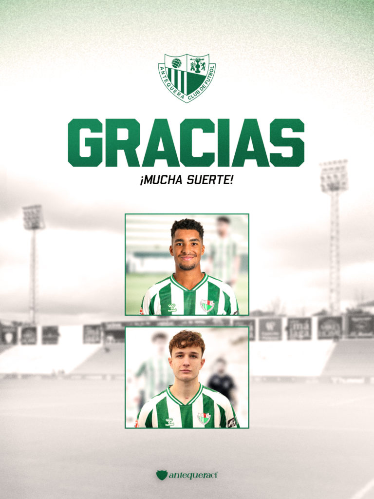 Edu y Félix terminan su contrato con el Antequera CF / FOTO: Antequera CF
